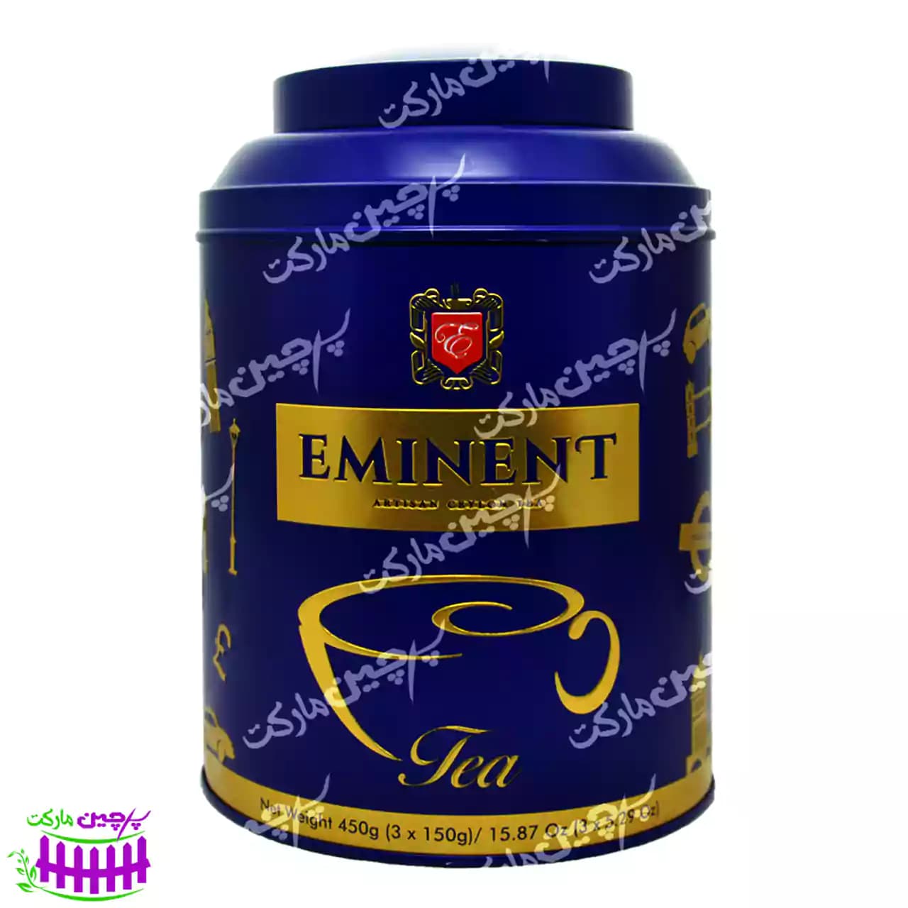 چای سیاه طعم هل ، ارل گری ۴۵۰ گرم فلزی امیننت – eminent