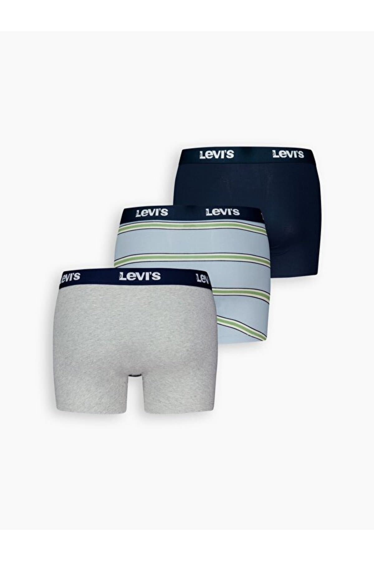 باکسر لیوایز مردانه مشکی راه راه باکسر | Levi’s 3714909860 PK — تصویر ۲