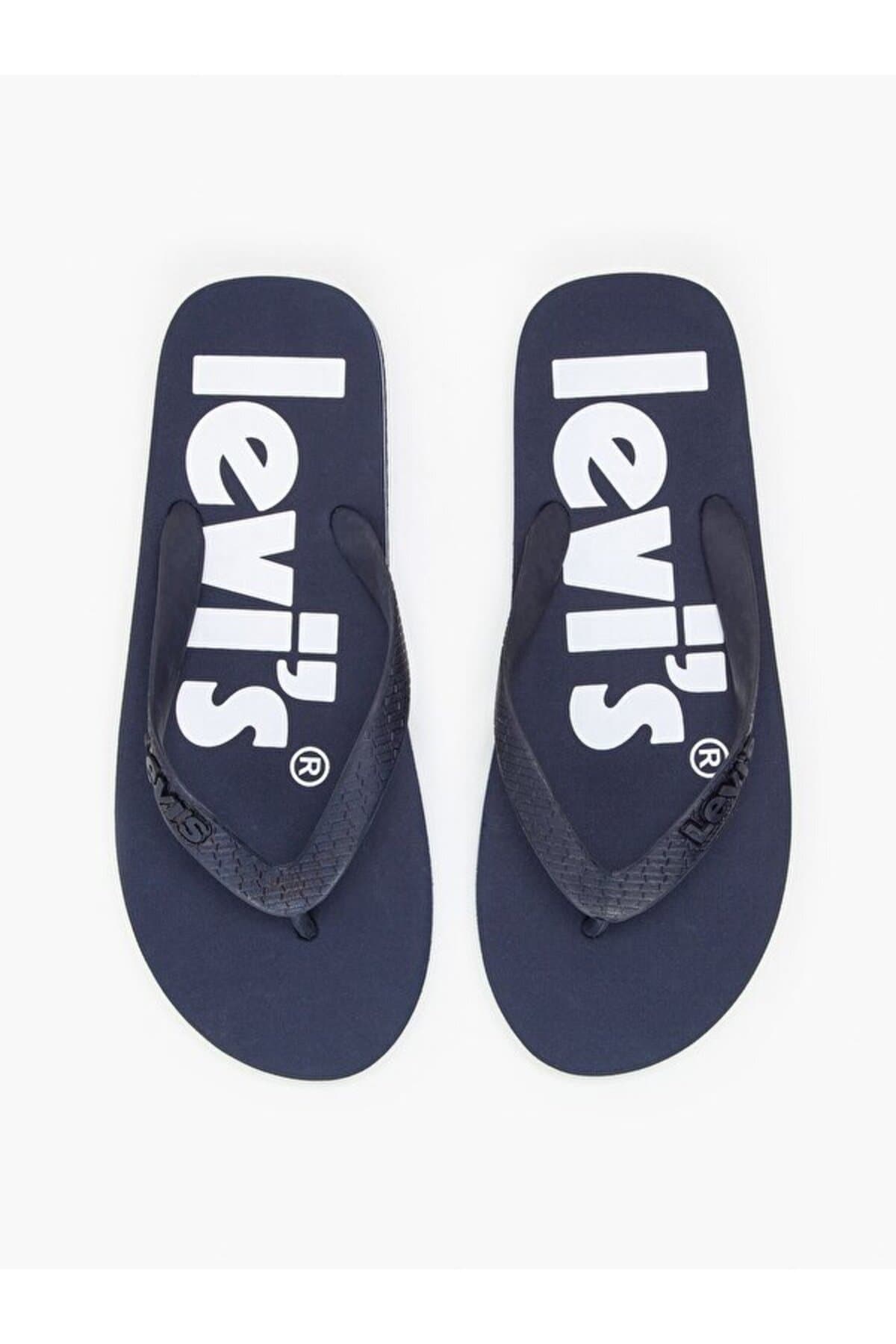 دمپایی لیوایز مردانه پاموک آبی راسته | Levi’s D656500040 PK — تصویر ۴