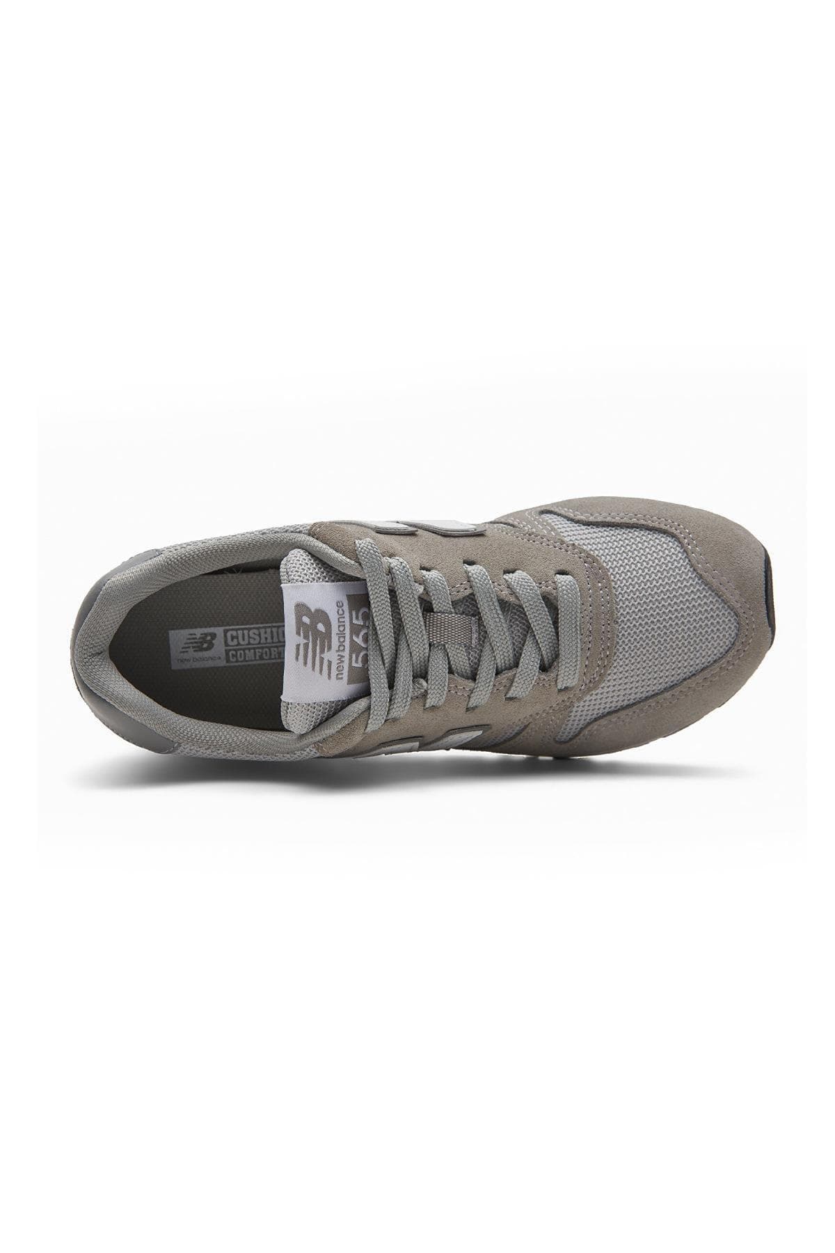 کفش اسنیکر نیو بالانس مردانه چرم خاکستری بیسیک راسته اسپرت | New Balance ML565NVY TR — تصویر ۶