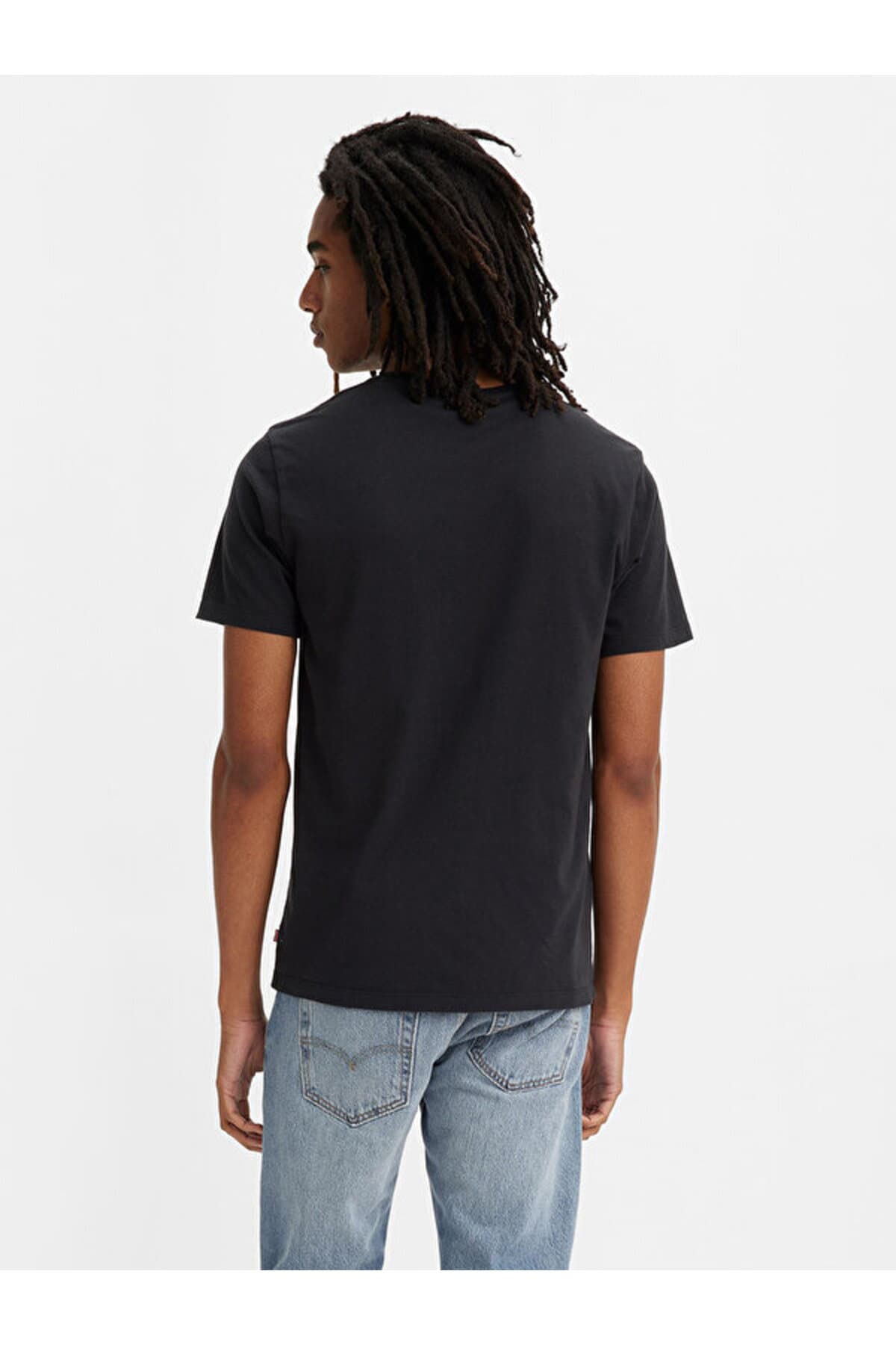 تی شرت لیوایز مردانه 100% پنبه آبی سرمه ای راسته Regular/رگولار بیسیک Daily/روزانه | Levi’s A282301880 TR — تصویر ۲