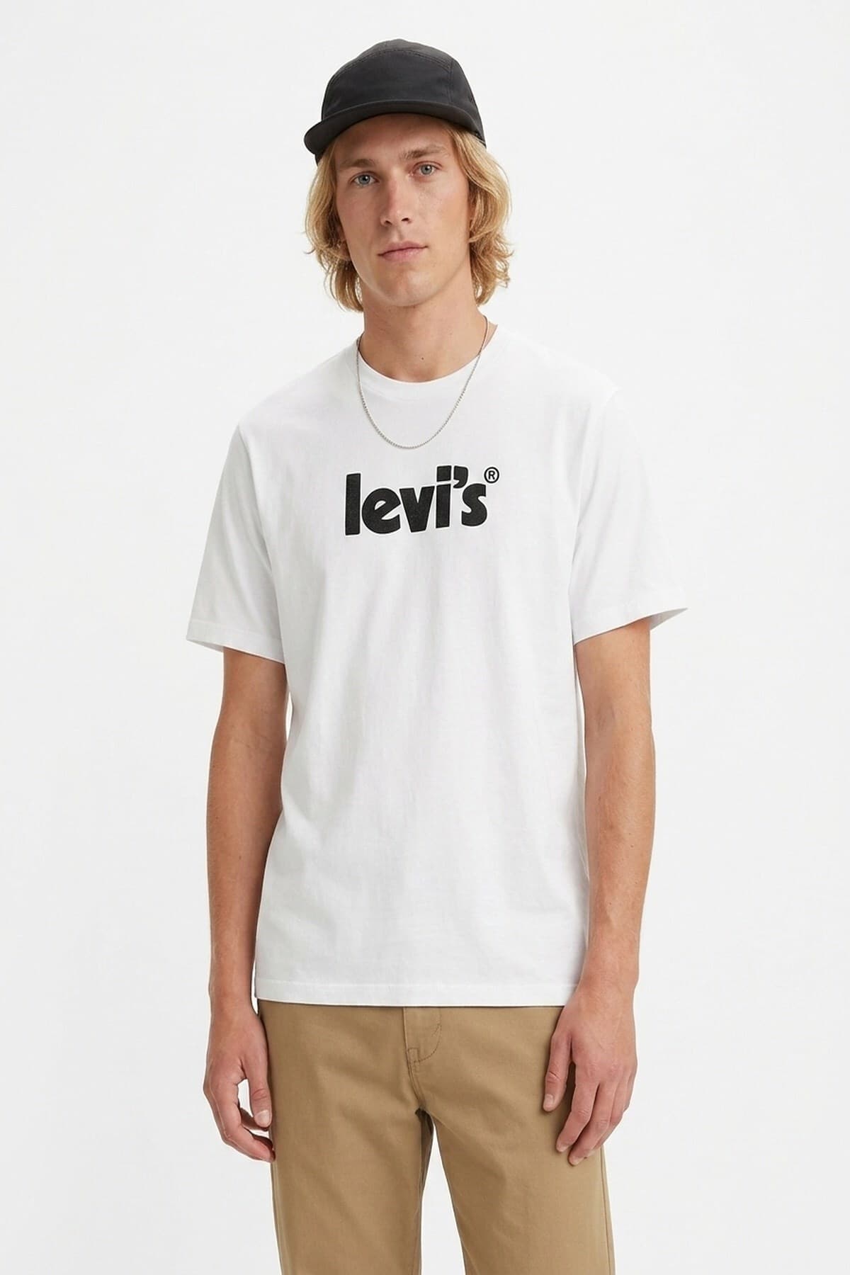 تی شرت لیوایز مردانه 100% پنبه سفید طرح دار Relaxed/ریلکس Regular/رگولار Daily/روزانه | Levi’s A2082-0154 TR — تصویر ۱۰