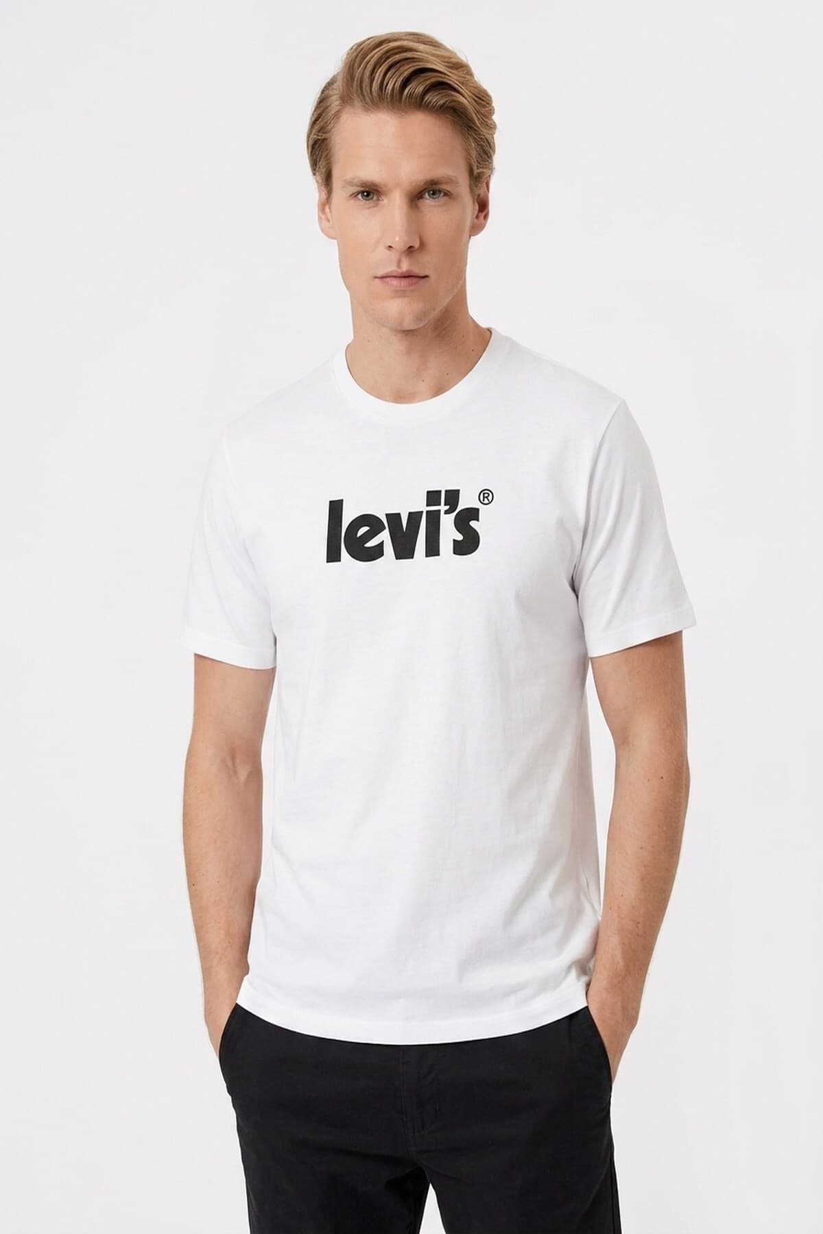 تی شرت لیوایز مردانه 100% پنبه سفید طرح دار Relaxed/ریلکس Regular/رگولار Daily/روزانه | Levi’s A2082-0154 TR — تصویر ۱۱