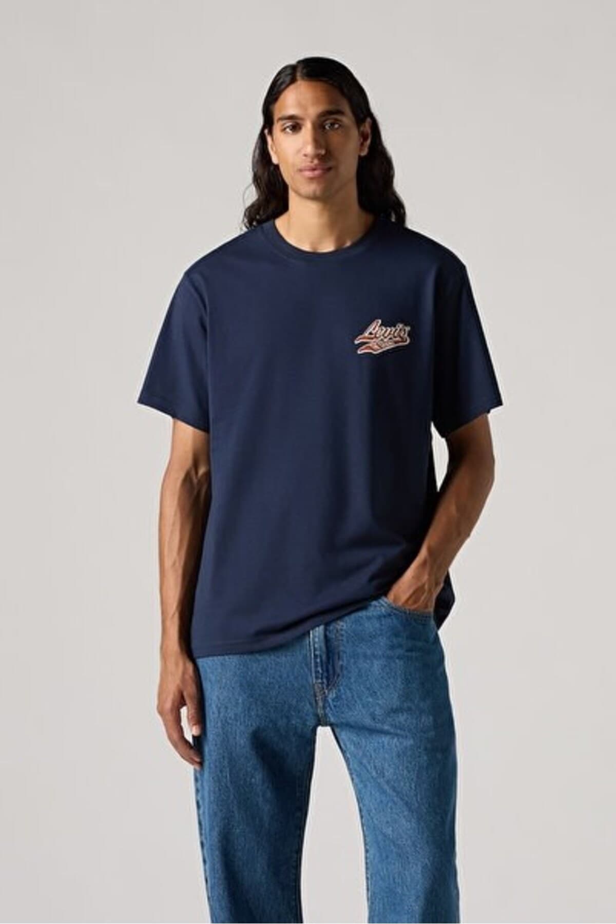 تی شرت لیوایز مردانه 100% پنبه سفید طرح دار Relaxed/ریلکس Regular/رگولار Daily/روزانه | Levi’s A2082-0154 TR — تصویر ۸