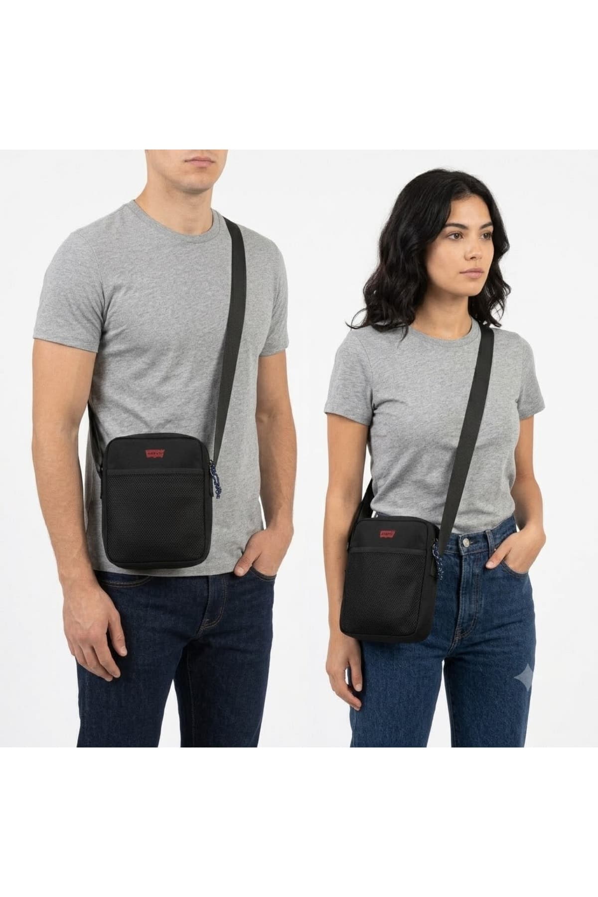 کیف رودوشی لیوایز زنانه پلی استر مشکی جوان پسند راسته کژوال/روزمره | Levi’s 95634535 VN