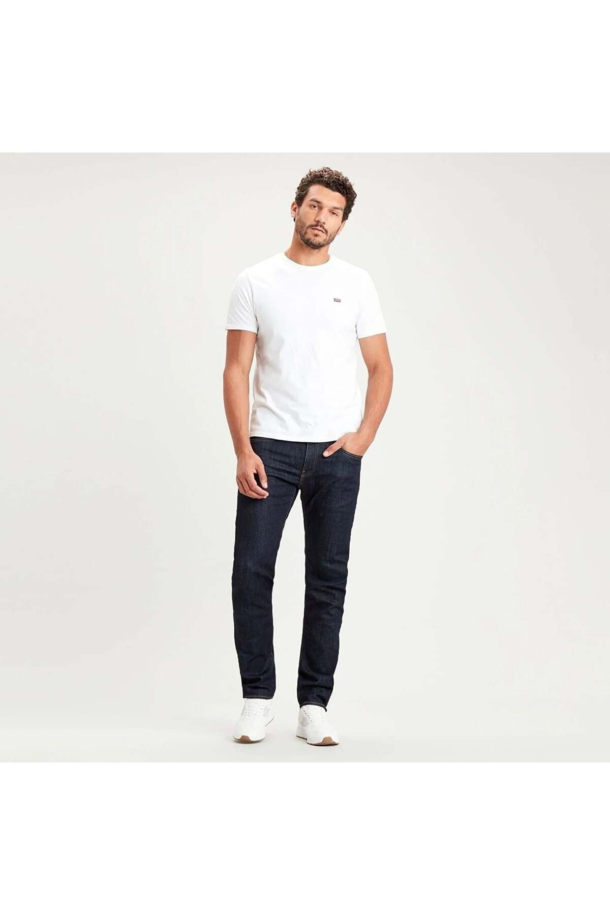 شلوار جین لیوایز مردانه جین آبی سرمه ای راسته فاق نرمال | Levi’s 29507-061620433 TR