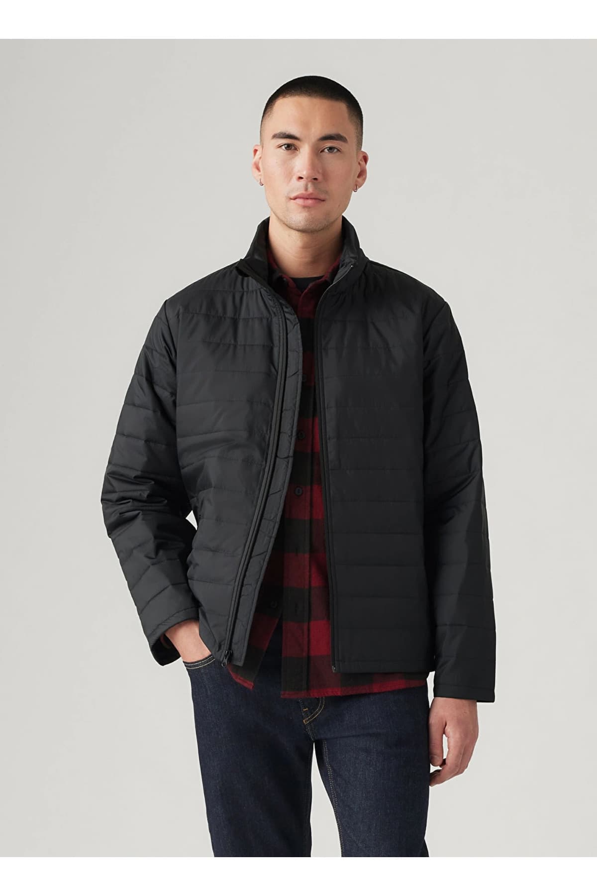 کت لیوایز مردانه پلی استر مشکی راسته Regular/رگولار بیسیک | Levi’s A9449-0003 TR