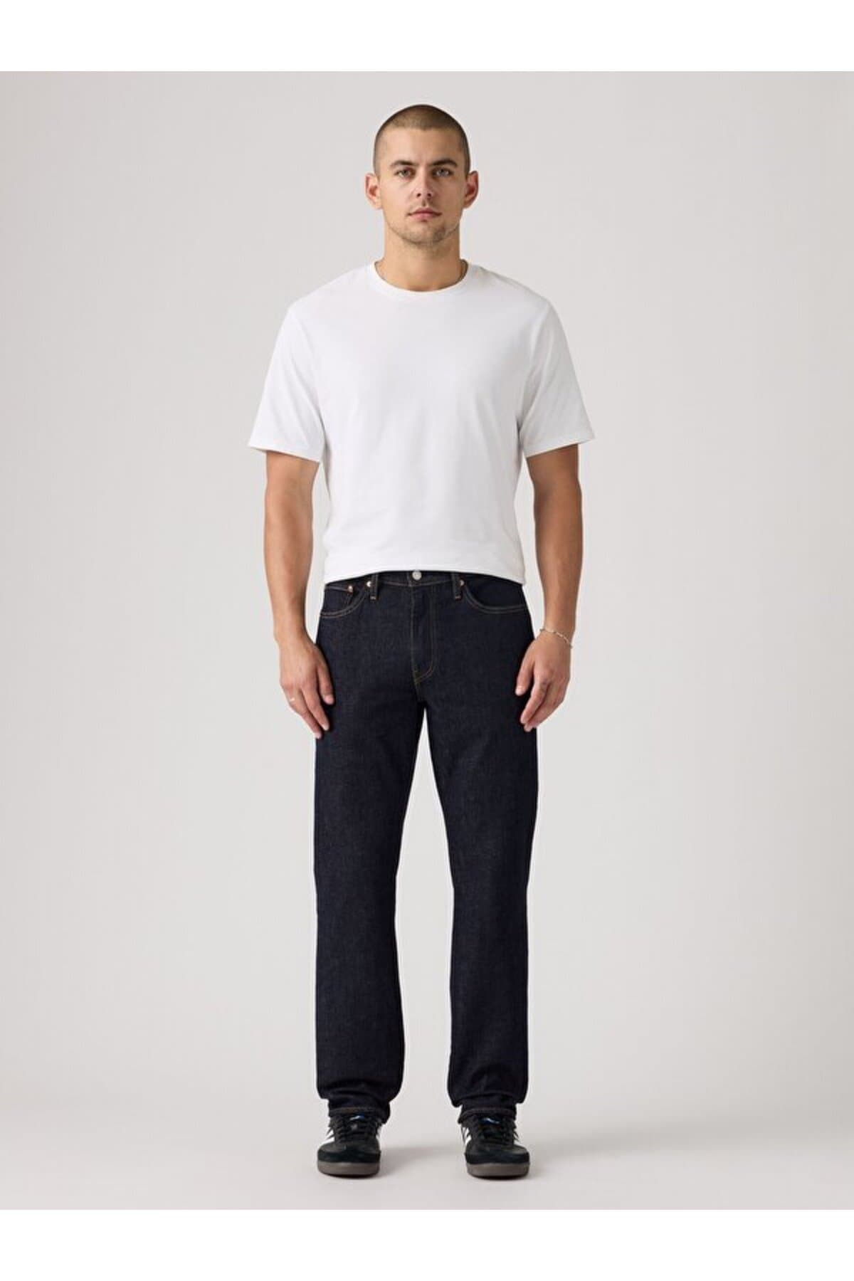 شلوار جین لیوایز مردانه پاموک آبی راسته Regular/رگولار فاق نرمال بیسیک کژوال/روزمره | Levi’s A634000160 PK