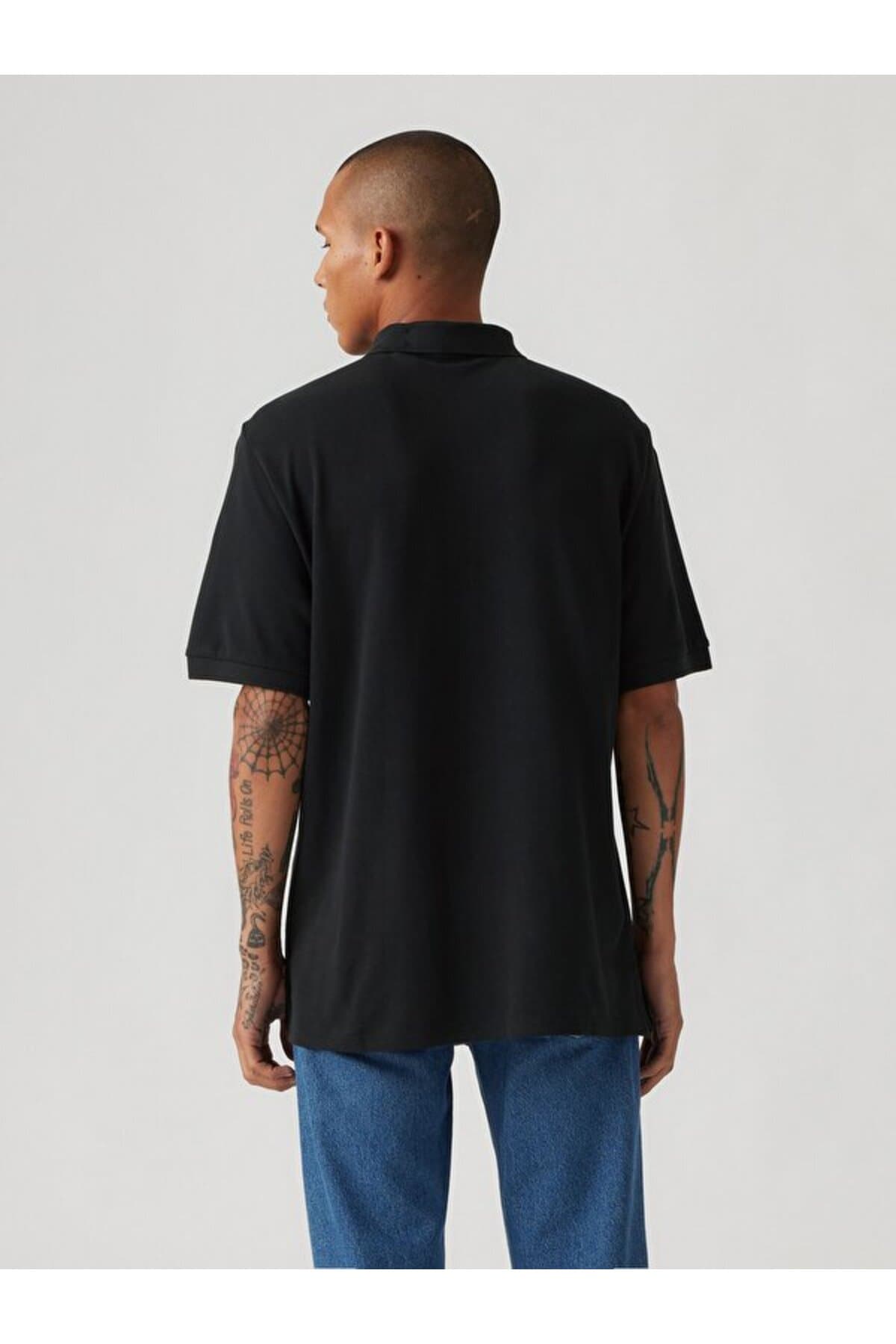 پولوشرت لیوایز مردانه پنبه ای آبی راسته Regular/رگولار بیسیک Classical/کلاسیک | Levi’s 001EF00010 PK — تصویر ۲
