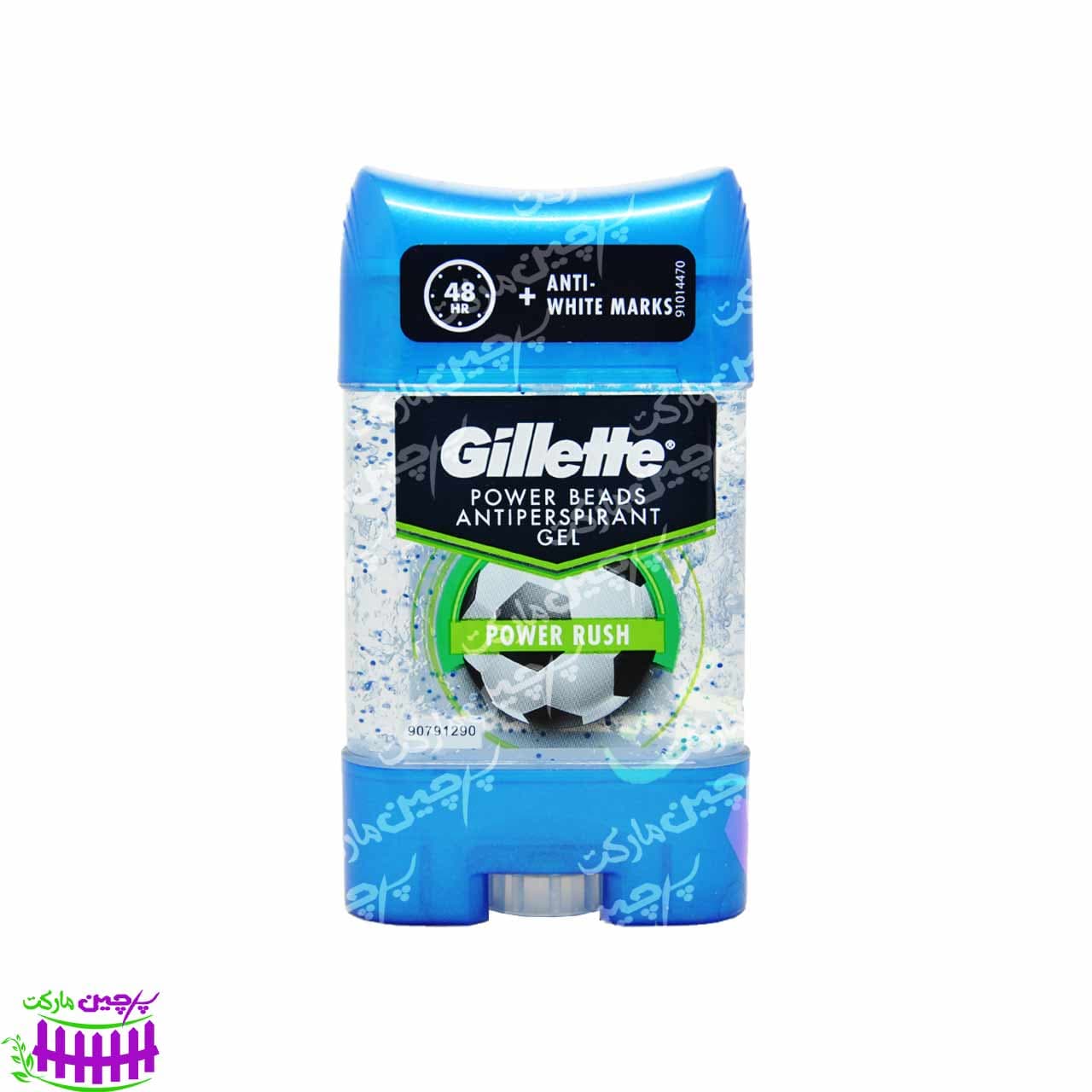 مام ژل دانه دار ضد تعریق پاور راش ۷۵ میل ژیلت – gillette