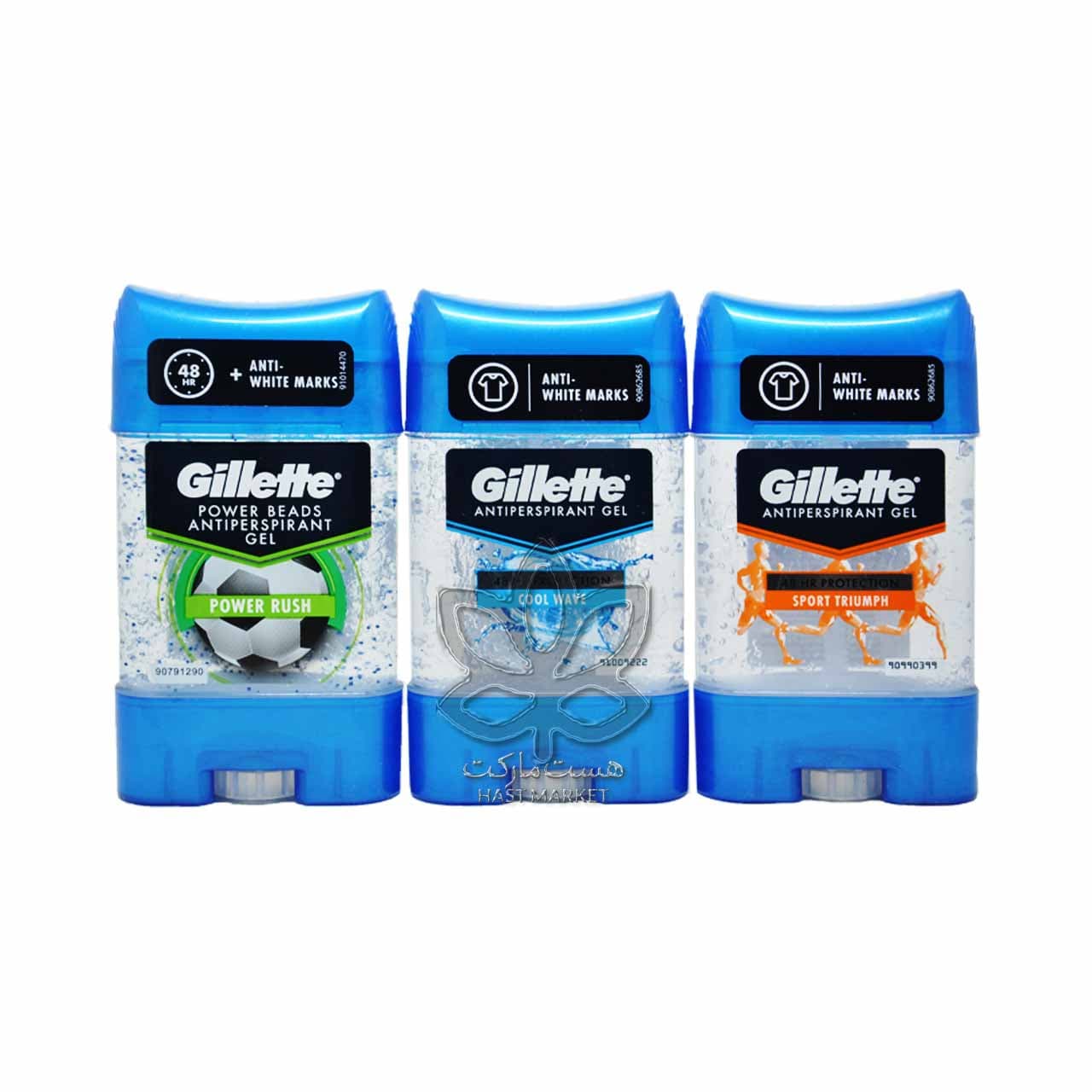 مام ژل دانه دار ضد تعریق پاور راش ۷۵ میل ژیلت – gillette — تصویر ۴