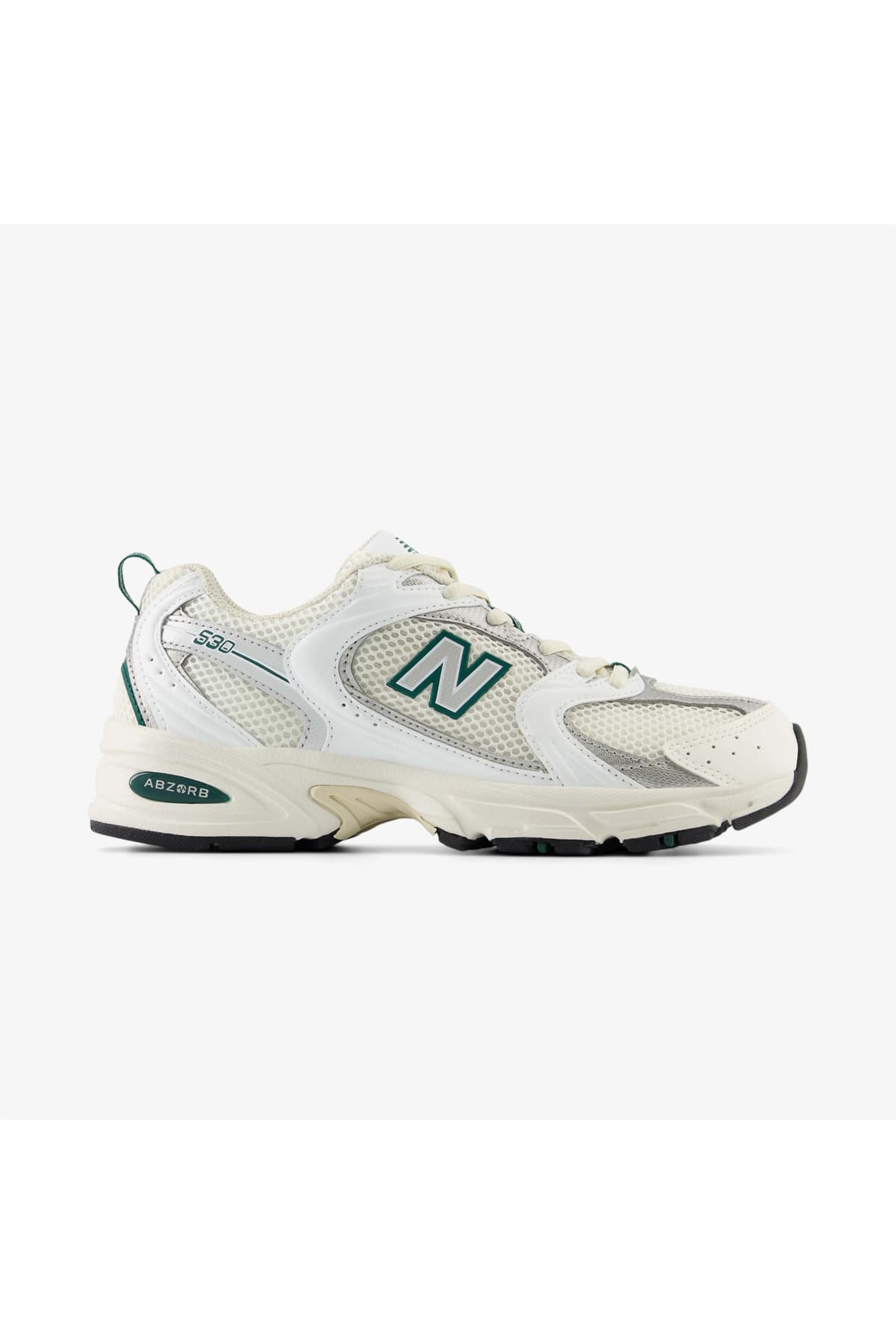 کفش اسنیکر نیو بالانس زنانه چرم سفید Old Skool راسته اسپرت | New Balance MR530SX ID