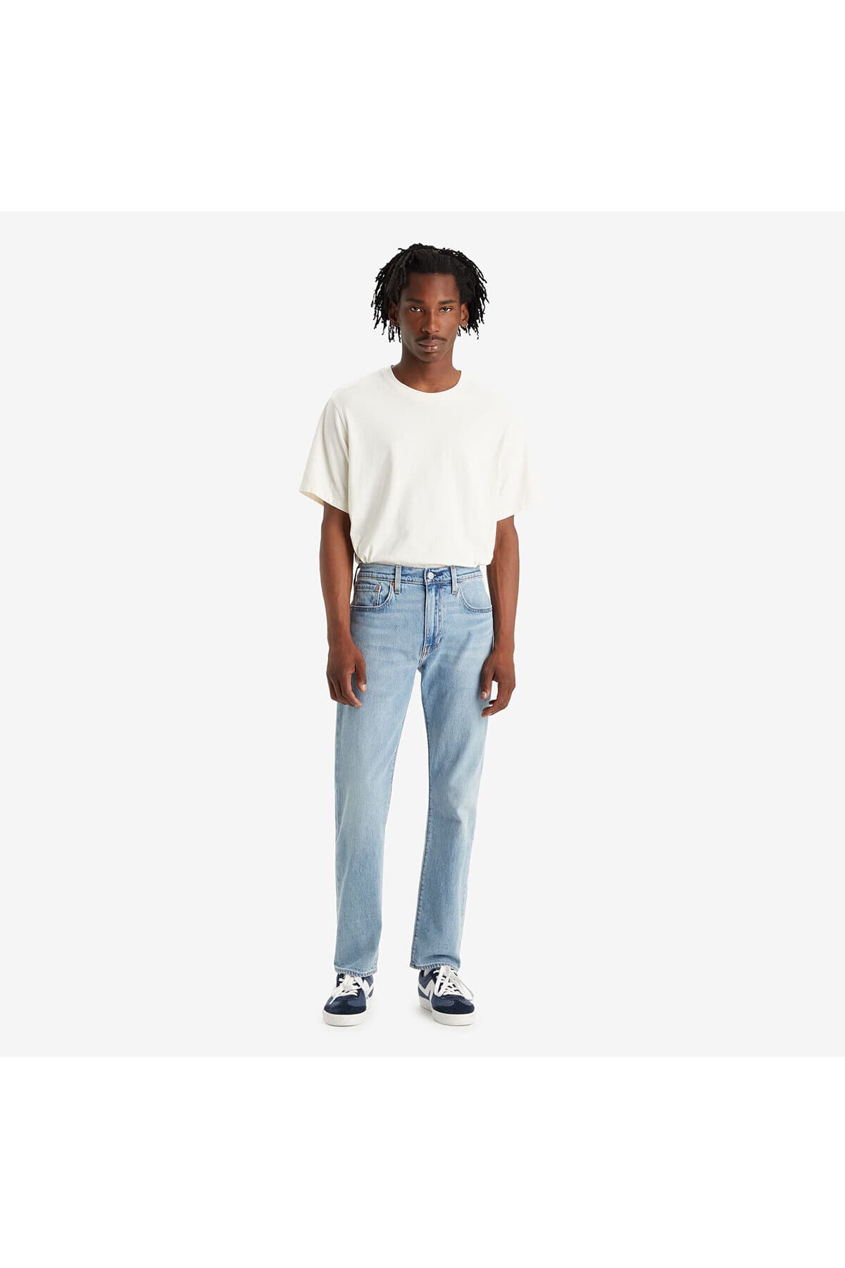 شلوار جین لیوایز مردانه جین آبی راسته Slim Fit/اسلیم فیت فاق نرمال Straight/استریج Daily/روزانه | Levi’s A2088-0045 TR