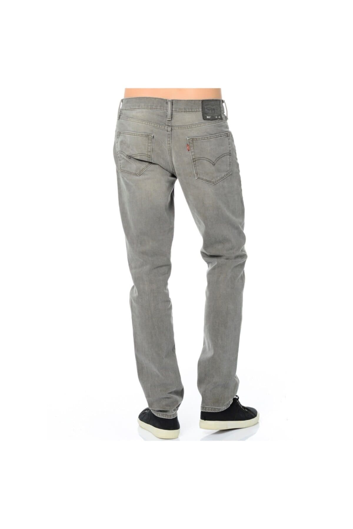 شلوار جین لیوایز مردانه جین خاکستری Slim/اسلیم فیت فاق نرمال Slim/اسلیم فیت | Levi’s 04511-1626 UM — تصویر ۲
