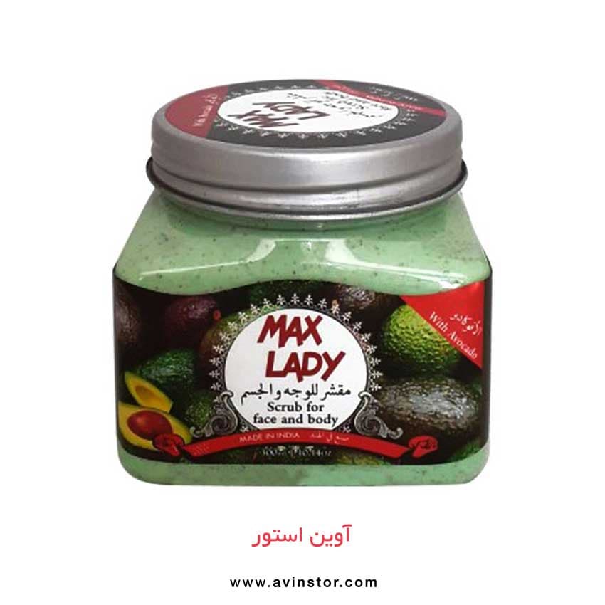اسکراب و لایه بردار بدن و صورت مکس لیدی