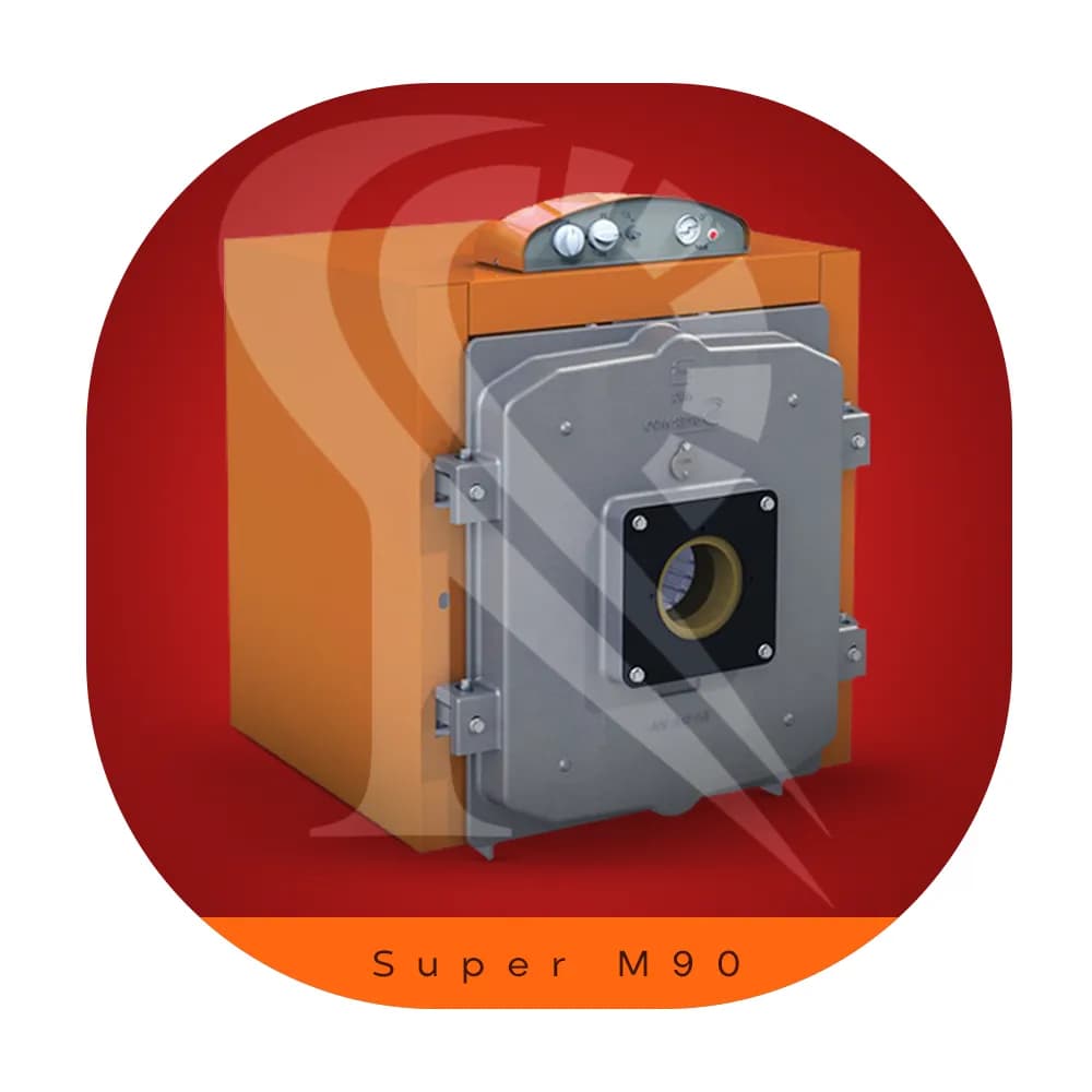 دیگ چدنی شوفاژ 7 پره | ام آی تری | مدل Super M90