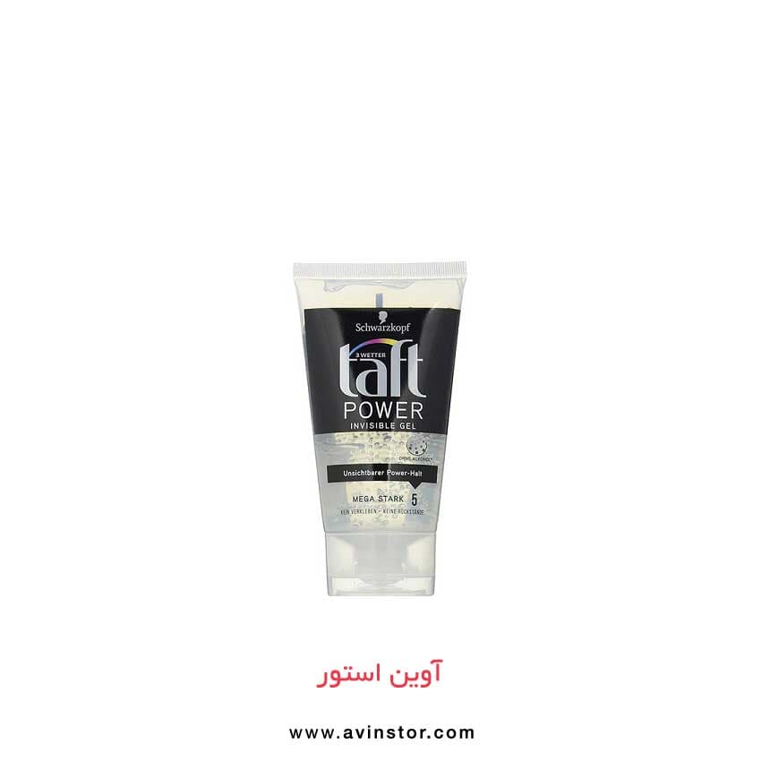 ژل موی تیوپی پاور اینویزیبل تافت شوارتسکف SCHWARZKOPF TAFT POWER INVISIBLE GEL