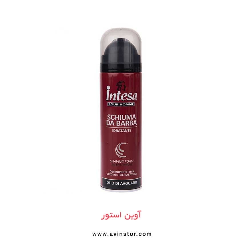 فوم اصلاح مردانه اینتسا مدل Avocado Oil
