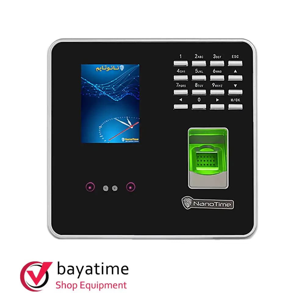 دستگاه حضور و غیاب تشخیص چهره نانوتایم مدل BK100 C