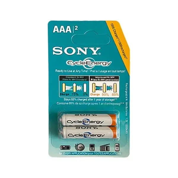 باطری نیم قلمی شارژی SONY 1600