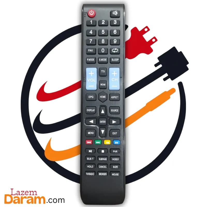 کنترل تلویزیون جنرال گلد طرح 1078
