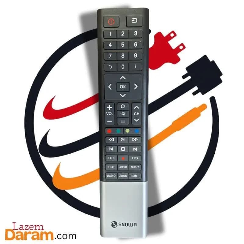 ریموت کنترل تلویزیون هوشمند اسنوا (SNOWA) و دوو (DAEWOO) مدل لوکس دو رنگ