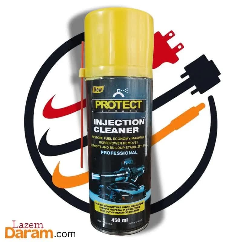 اسپری انژکتور و کاربراتور شور پروتکت (Protect) حرفه‌ای | حجم ۴۵۰ میلی‌لیتر