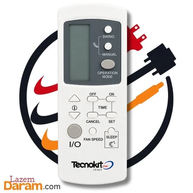 ریموت کنترل کولر گازی تکنوکیچن (Tecnokitchen) مدل GZ-1002B-E3