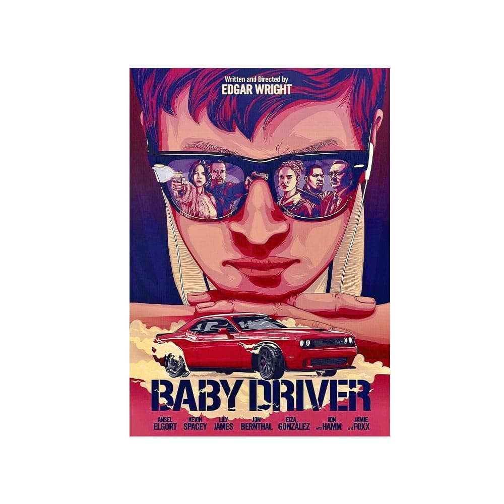 متال پوستر پیکد طرح Baby Driver کد PCD-MB1132