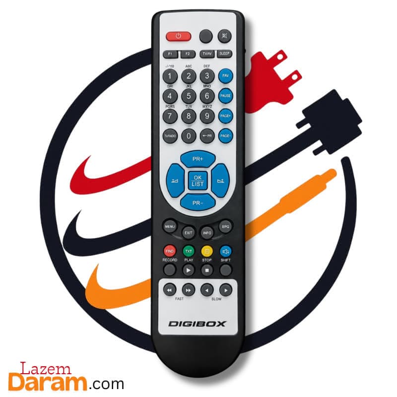 ریموت کنترل گیرنده دیجیتال دیجی باکس مدل DIGIBOX