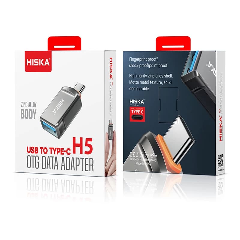 تبدیل HISKA OTG TYPE-C H5