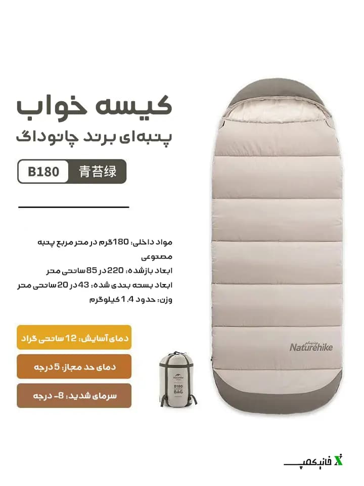 کیسه خواب نیچرهایک مدل NH21MSD11 — تصویر ۲