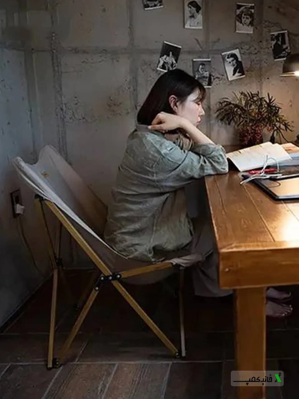 صندلی چوبی نیچرهایک مدل HN19Y001 — تصویر ۳