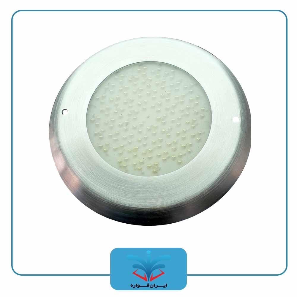 چراغ فلت روکار استخری فوق باریک 25 وات تمام استیل لدمن