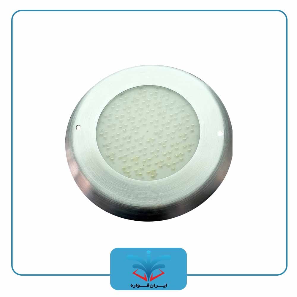 چراغ فلت روکار استخری فوق باریک 15 وات تمام استیل لدمن