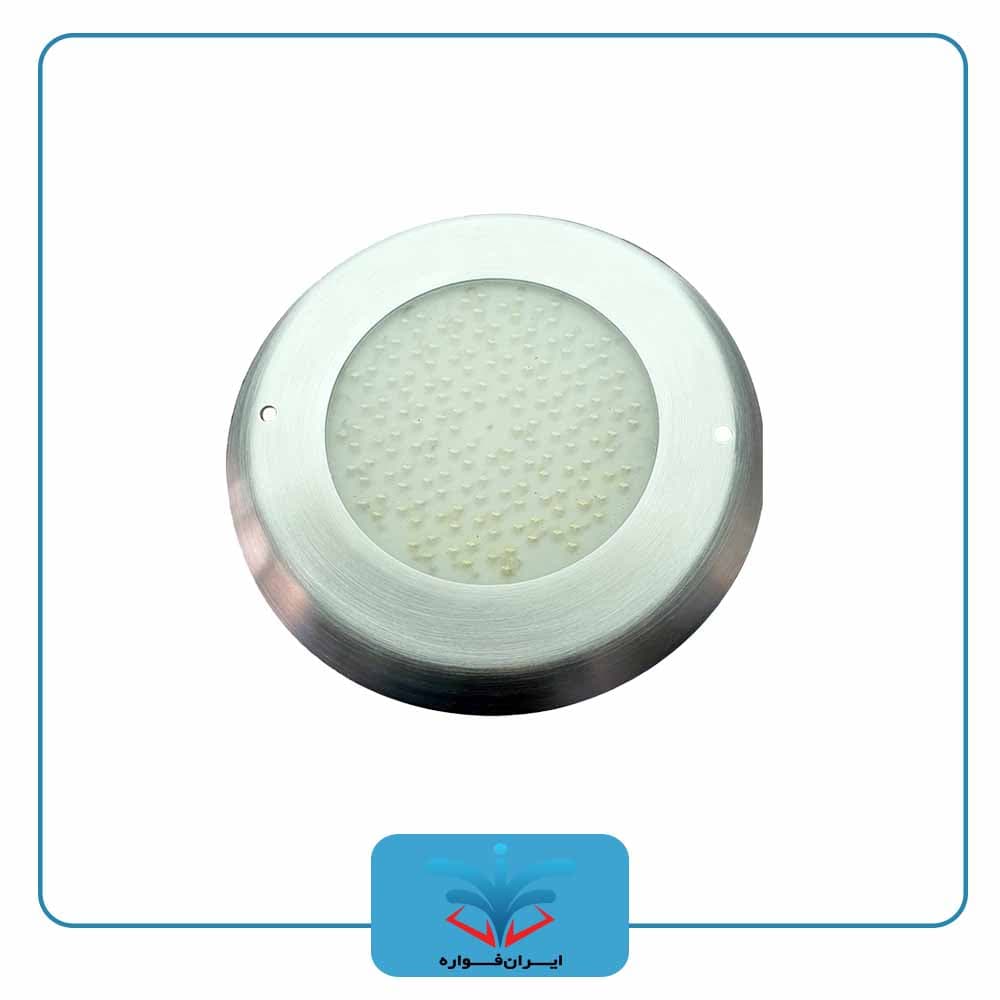 چراغ فلت روکار استخری فوق باریک 5 وات تمام استیل لدمن