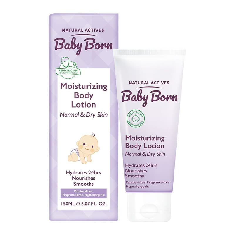 لوسیون مرطوب کننده بدن بیبی بُرن Moisturizing Body Lotion Baby Born