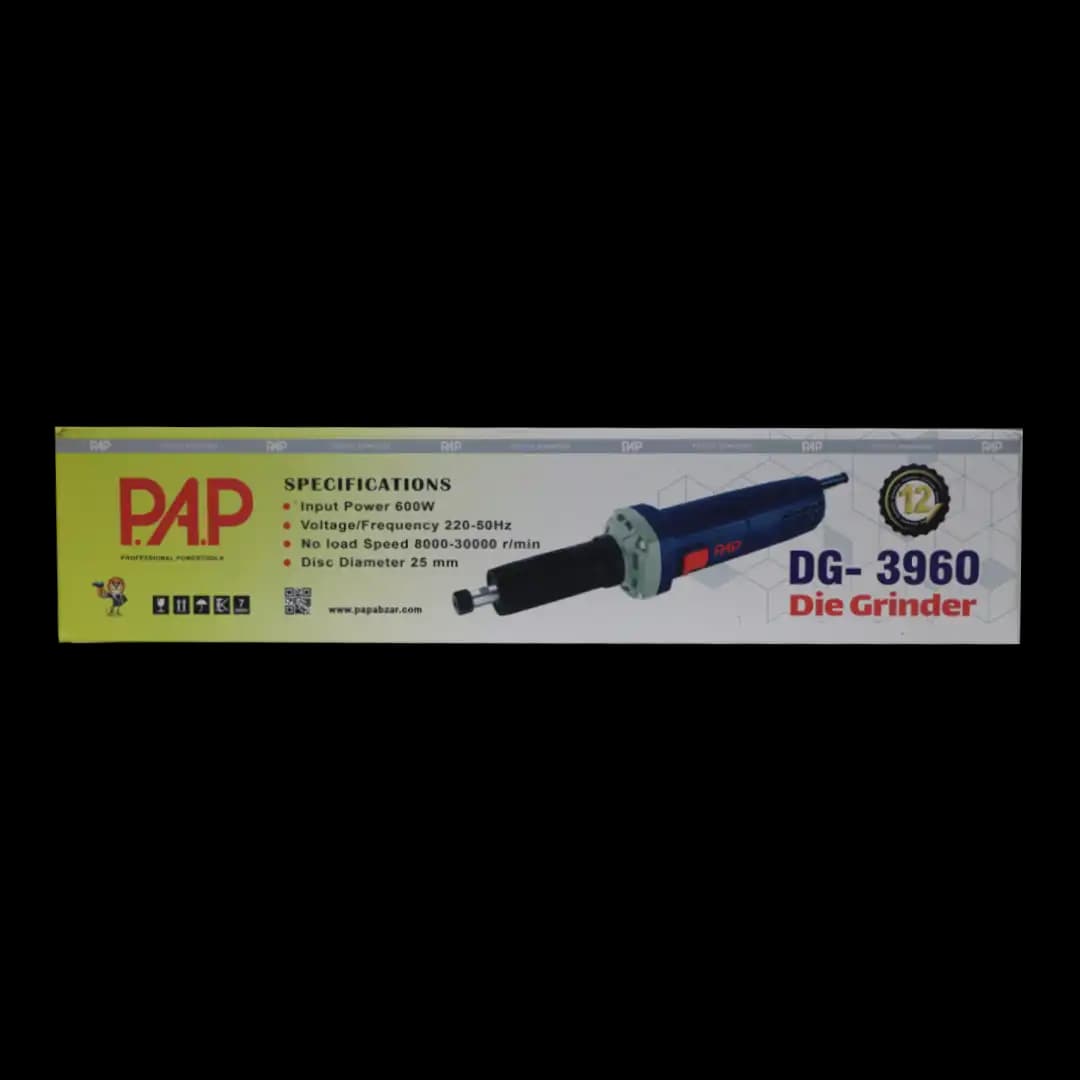 فرز انگشتی گلو بلند 600 وات دیمردار پی ای پی مدل DG-3960 — تصویر ۲