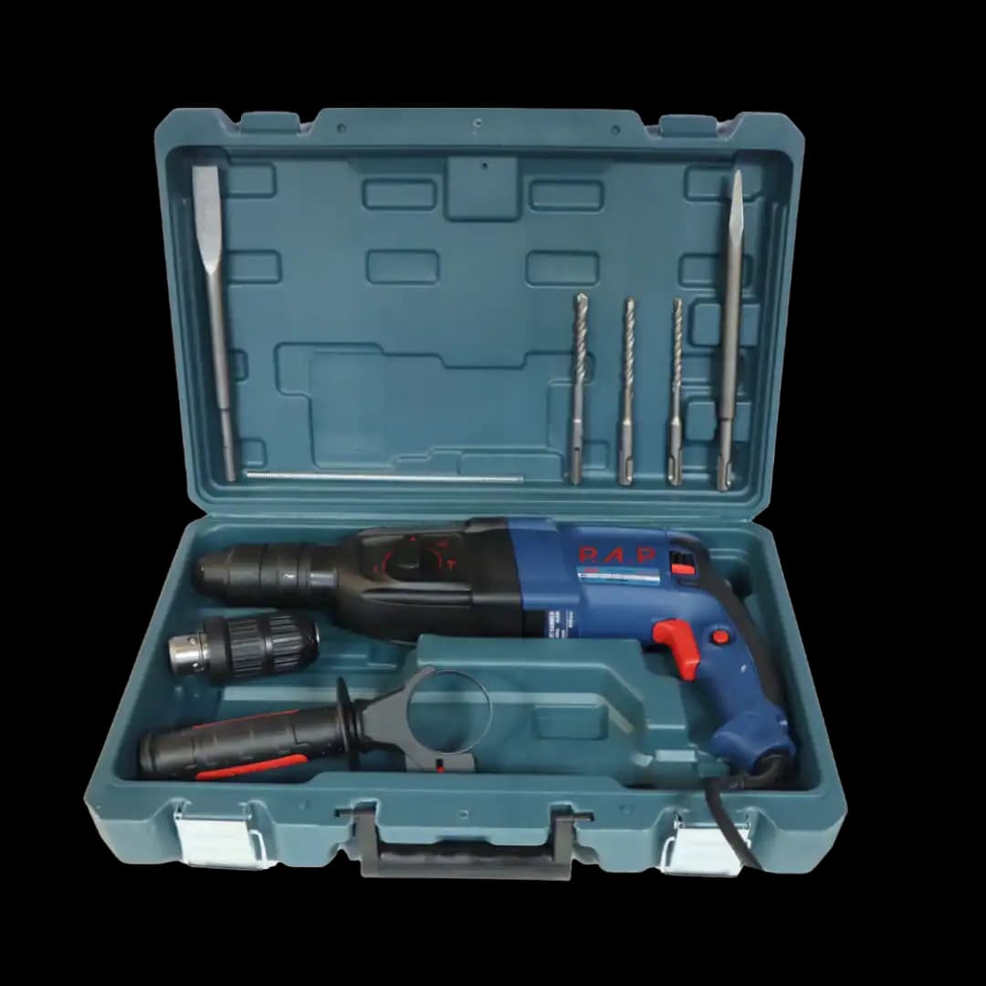 دریل بتن کن 3 کیلویی 800 وات با سه نظام اضاف پی ای پی مدل RH-11254 — تصویر ۴