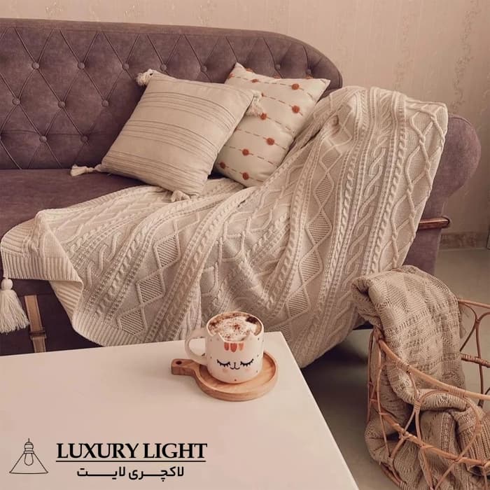 شال مبل و تخت مدل دیانا سایز 175×140 سانتی متر — تصویر ۴