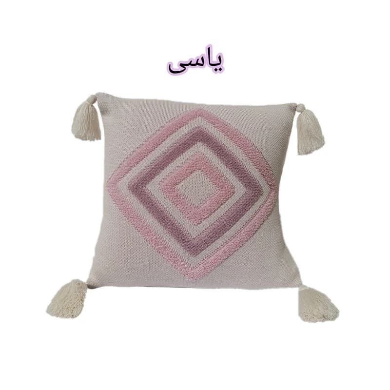 کاور کوسن مدل پانچدوزی سایز 40×40 سانتی متر — تصویر ۷