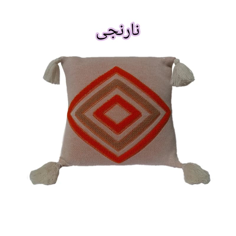 کاور کوسن مدل پانچدوزی سایز 40×40 سانتی متر — تصویر ۳