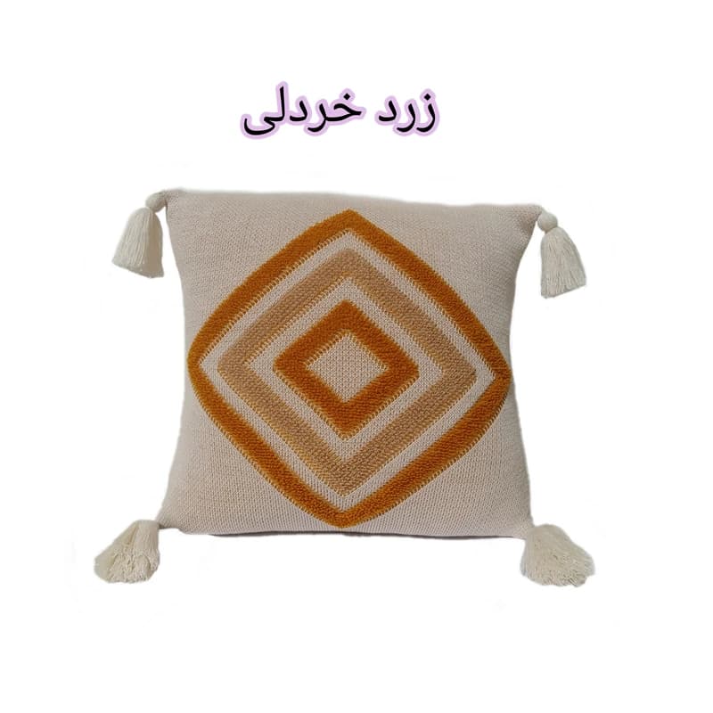 کاور کوسن مدل پانچدوزی سایز 40×40 سانتی متر — تصویر ۹