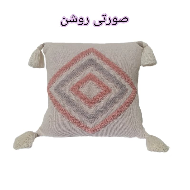 کاور کوسن مدل پانچدوزی سایز 40×40 سانتی متر — تصویر ۵