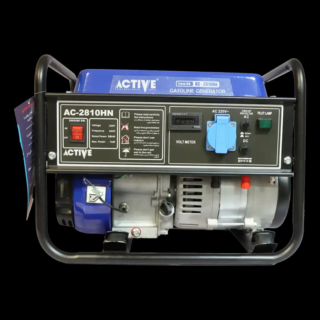 موتور برق بنزینی 4 زمانه 1000 وات اکتیو مدل AC-2810HN