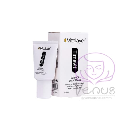 کرم دورچشم ویتالیر ضدچروک تایم ویت VITALAYER