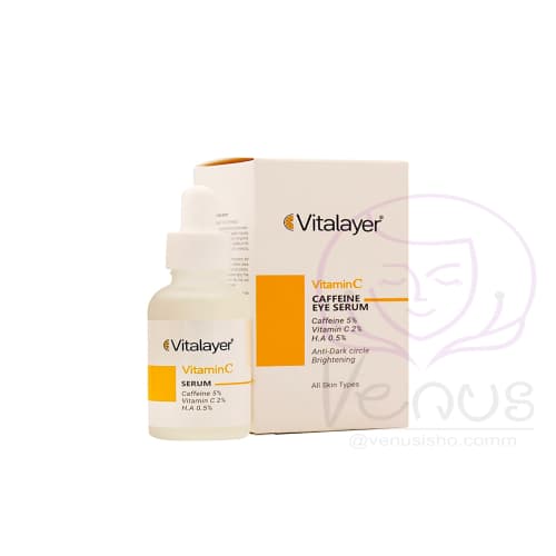 سرم دور چشم کافئین و ویتامین C ویتالیر VITALAYER