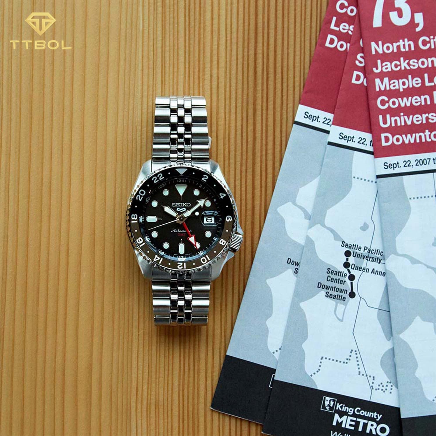 ساعت مچی مردانه اصل سیکو (seiko) زیرمجموعه سیکو 5 مدل SSK001K1 — تصویر ۱۰