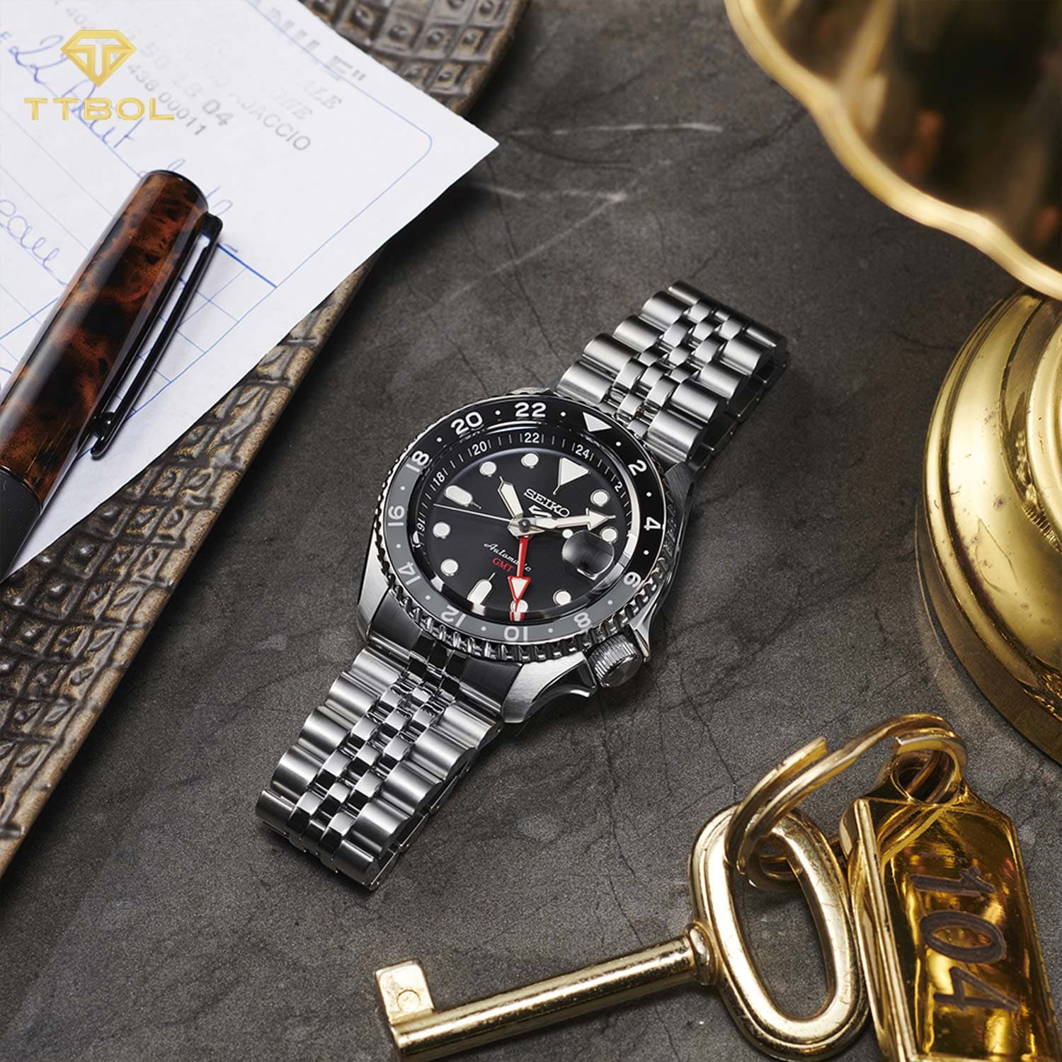 ساعت مچی مردانه اصل سیکو (seiko) زیرمجموعه سیکو 5 مدل SSK001K1 — تصویر ۸