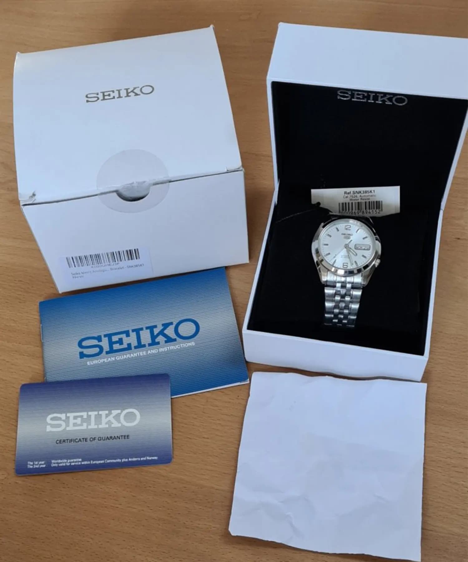 ساعت مچی مردانه اصل سیکو (seiko) زیرمجموعه سیکو 5 مدل SNK385K1 — تصویر ۲